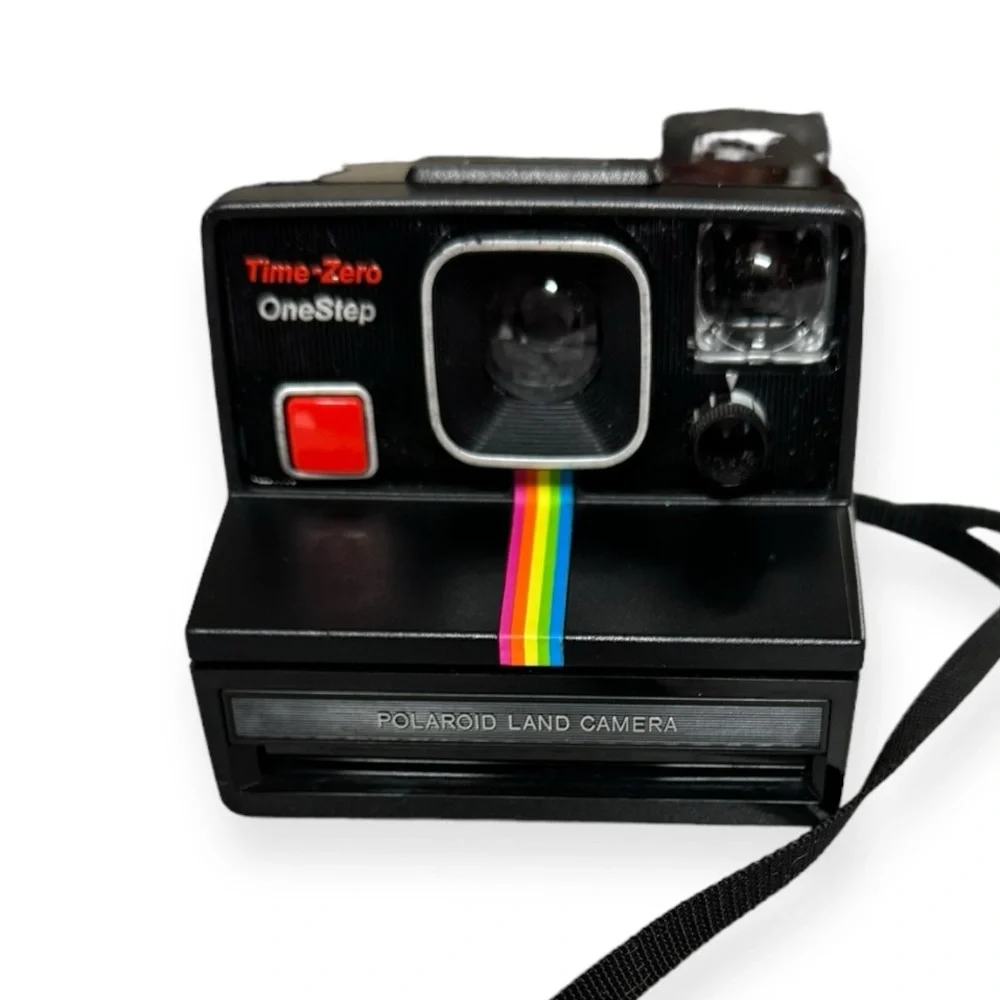 VTG Polaroid Time-Zero One Step SX-70 Rainbow Instant Land Camera